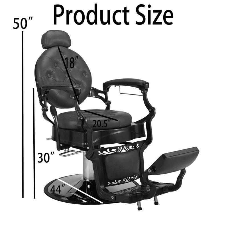 Margetts Upholstered Massage Chair, Black, Silver