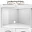 Armoire de rangement en métal 73 po avec portes et tablettes réglables