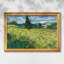 Champ de blé vert avec cyprès, 1889 - Vincent van Gogh - Toile encadrée sur mesure-138197772-138197773-138197783