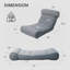 Chaise longue inclinable d'extérieur avec dossier réglable-796024172