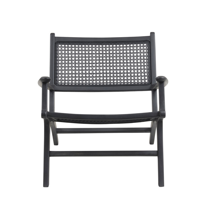 Douglasville Upholstered Accent Chair, Black/Black