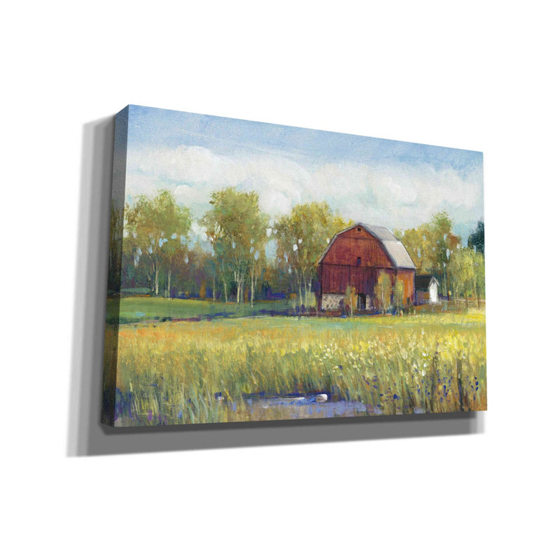 Art mural sur toile, "Rurale America I" par Tim O'oole, H 18 po x l 26 po x P 0,75 po
