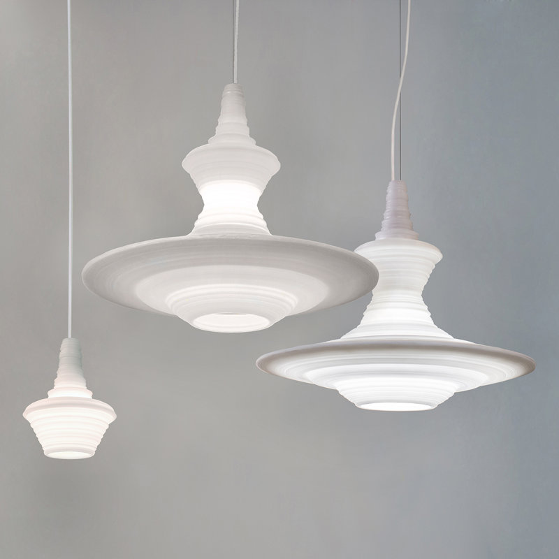 Stupa 1 - Light Chandelier, White
