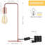 Lampe de table arquée 15,9 po Madhava-1713697805