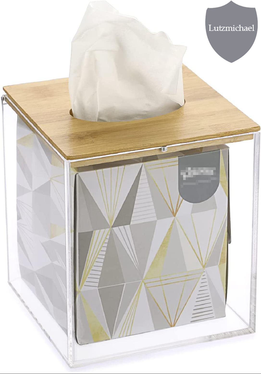 Transparent tissue best sale box