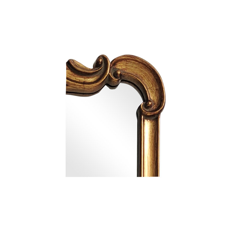 Asbille Antique Gold Wall Mirror, Gold