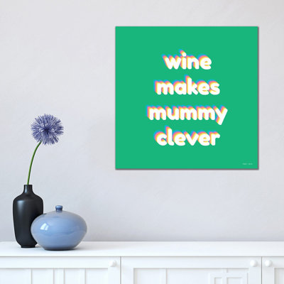 Wine 1 Piece Wrapped Canvas Wall Art
