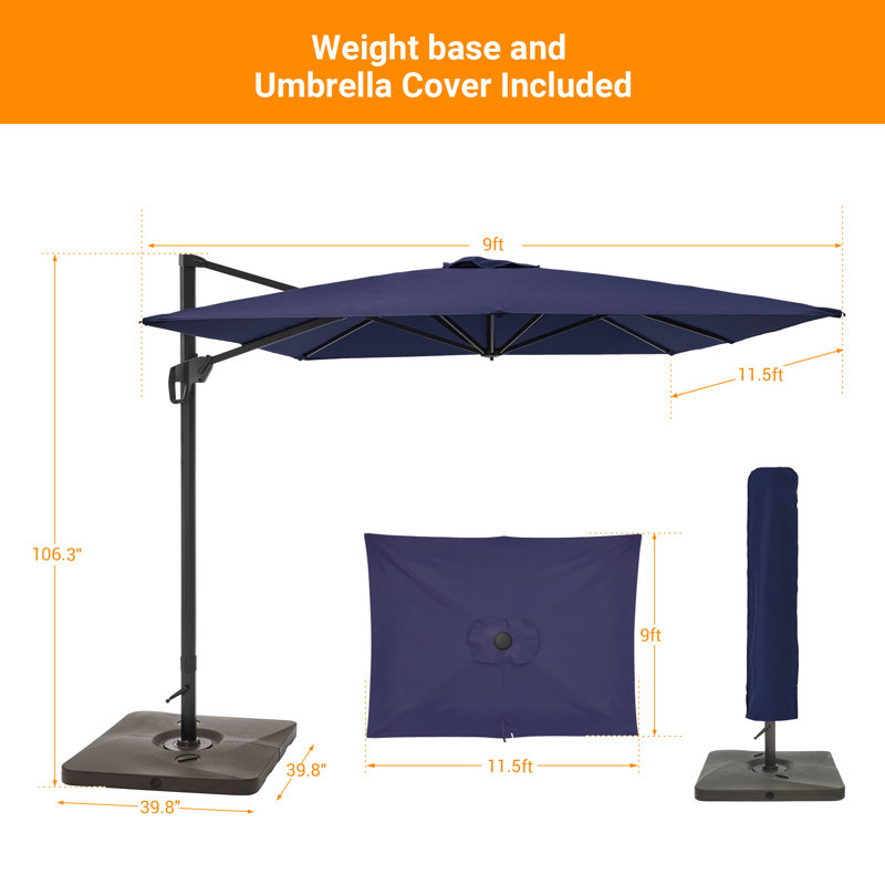 Parasol Roselinda, Bleu marine