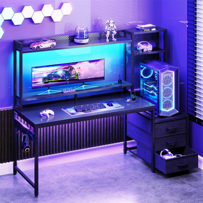 Metal Base Computer Desk
