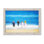 Les enfants à la plage par Hal Halli. Impression sur papier - Montée et encadrée