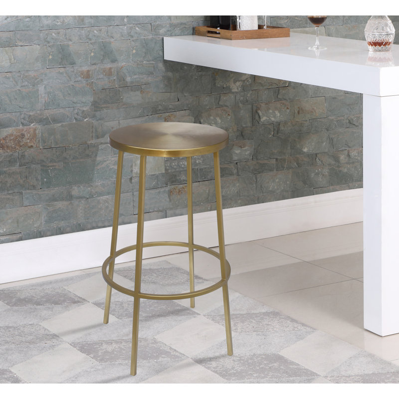 Tyson Lonn Bar & Counter Stool, Silver, Counter Stool (26" Seat Height)