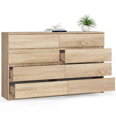Somone 160 cm W Chest of 8 Drawers