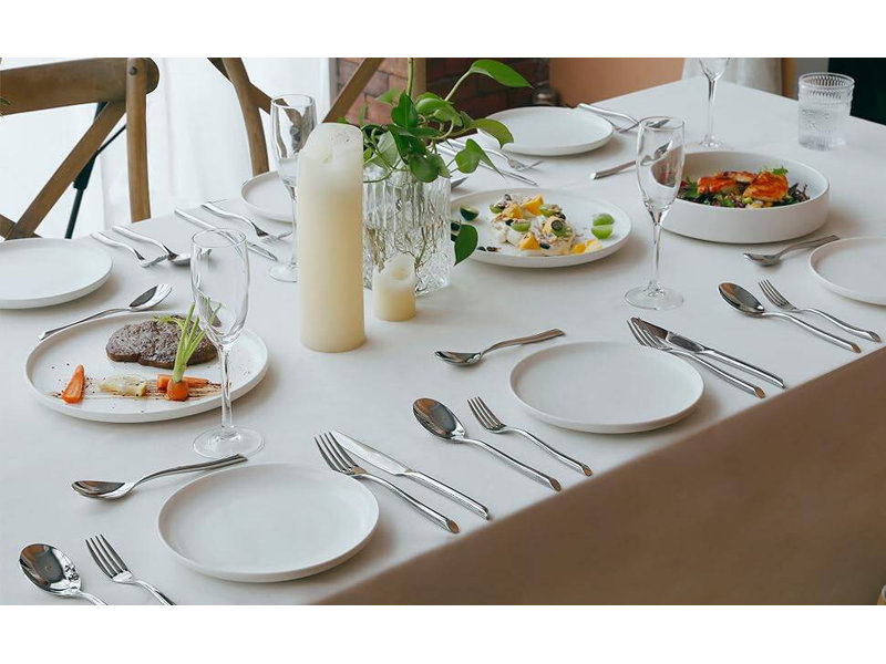 High-End 30Pcs Silverware Set, Forged Stainless Steel Flatware Set, Service For 6