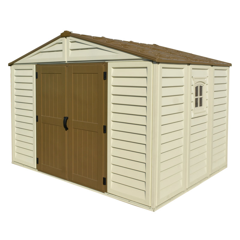Woodbridge Plus 10.5 ft. W x 8 ft. D Plastic Storage Shed