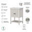 Ensemble de meuble-lavabo double avec miroir -577371304