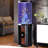 Cylindrical Acrylic Aquariums Tank with Iron Frame-1743713883