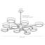 Linus 10 - Light Glass Chandelier