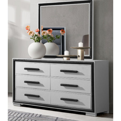 DRESSER NOIR GRIS ADELAIDE