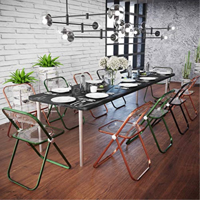 Chaise pliante en acrylique Gillispie