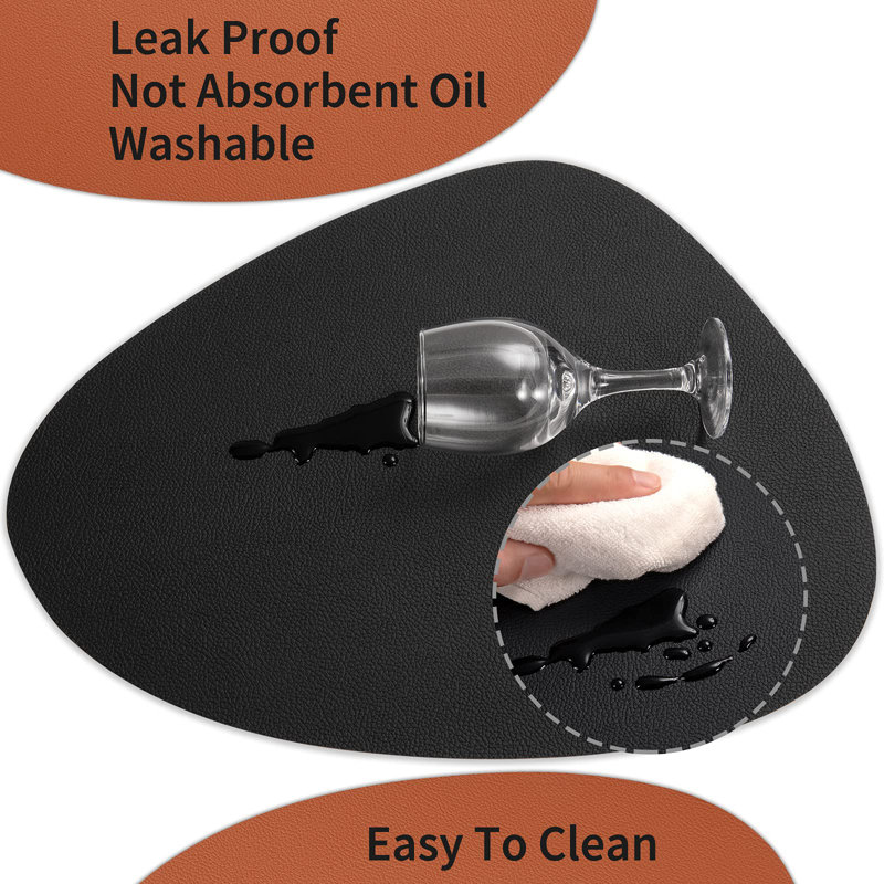 Polyurethane Placemat, Black Brown