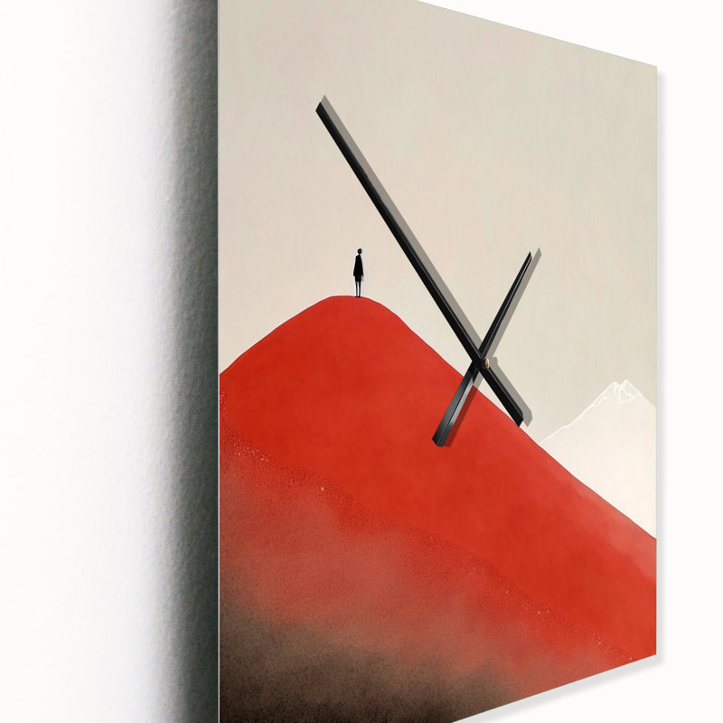 Jaydyn - Horloges murales paysage de montagnes, Grand