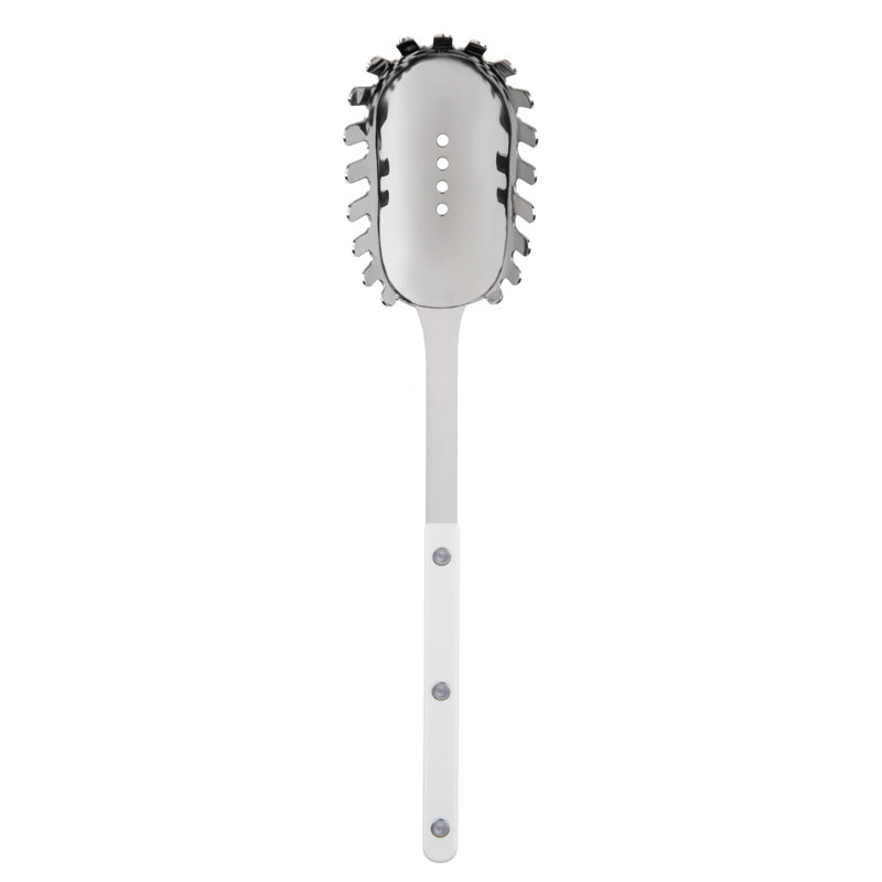Bistrot Solid Pasta Scoop, White