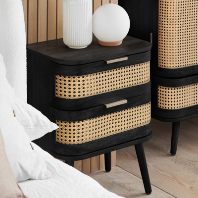 Almuth 45cm W Manufactured Wood Bedside Table