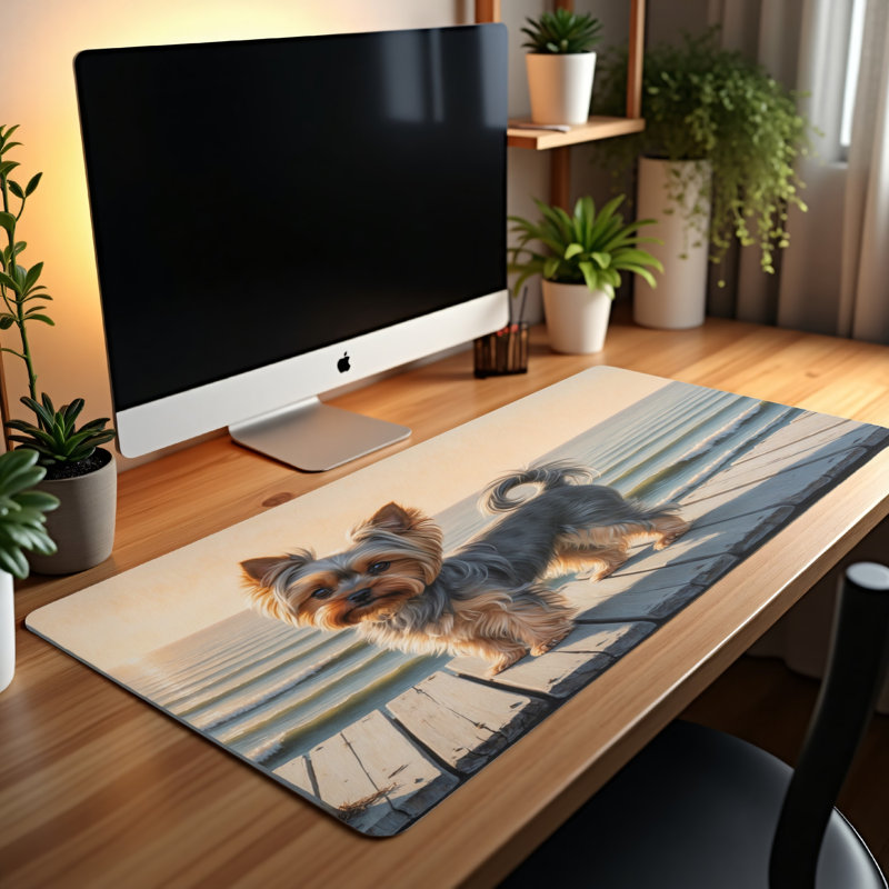 Polyester Desk Pad, 14.4x12.1