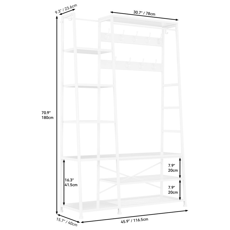 Metal Freestanding Coat Rack
