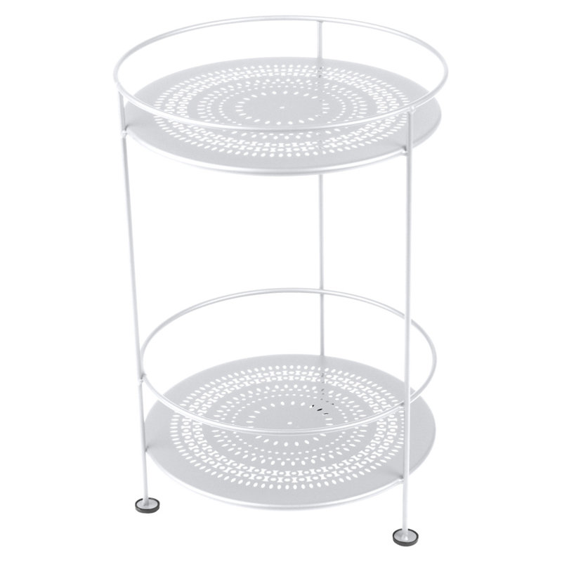 Guinguette Outdoor Round Side Table, Cotton