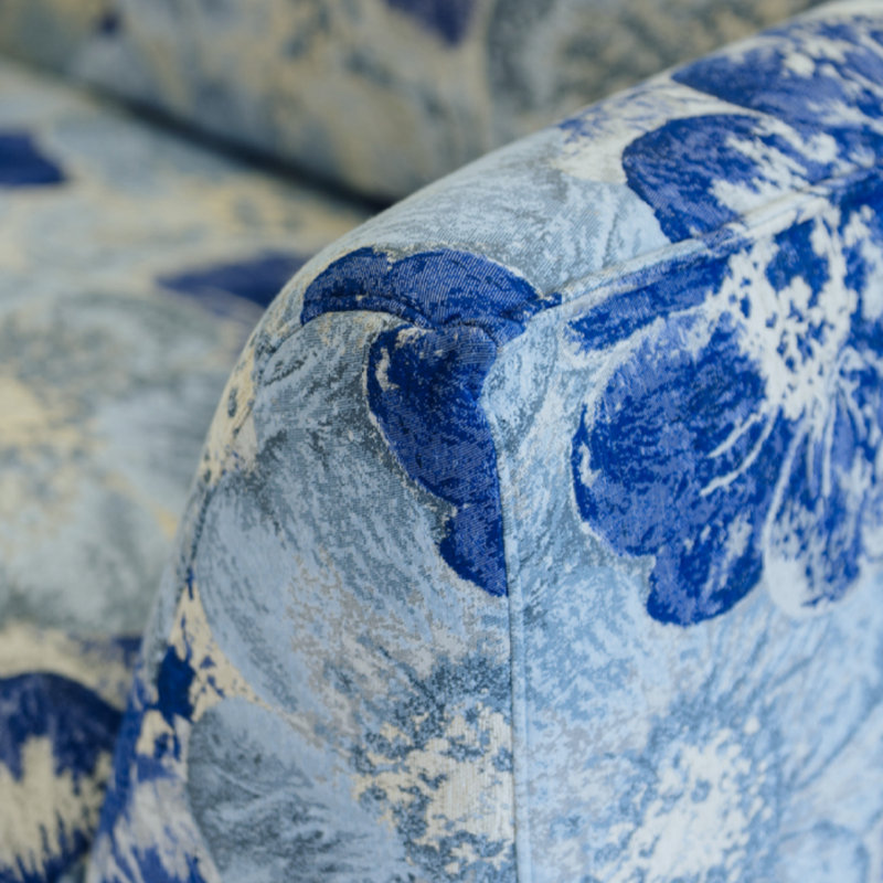 Italian Light Luxury Simple Blue Sofa
