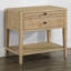 Élégante table de chevet à 1 tiroir avec tablette ouverte, parfaite pour les chambres à coucher et les salons modernes, aucun assemblage requis.