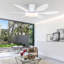 Ventilateur de plafond encastré et télécommande 51 po Cliffes-114822758