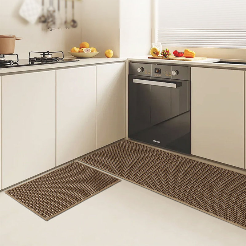 Faux Leather Standard 60.5cm X 61.5cm Area Rug