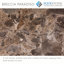 FlexStone® 60"W x 32"D Alcove Shower Base with Left Drain in Breccia Paradiso-1835128585