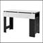 Nichols avec plateau pliable, armoire de rangement à 2 portes et étagères réglables-2098795080