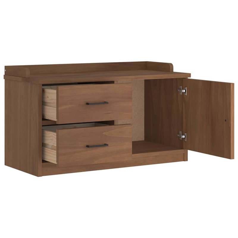 Bepler Shoe Storage Cabinet, Walnut