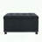 Square Storage Ottoman with Tufted Design and Nailhead Trim-1530374672