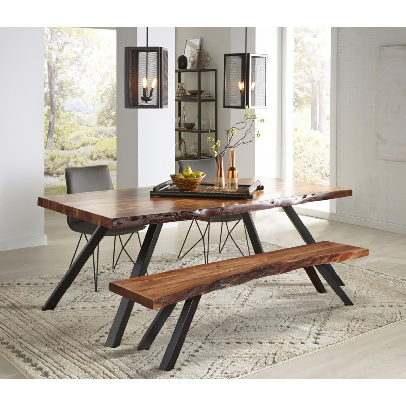 Banc en bois massif Marilyn