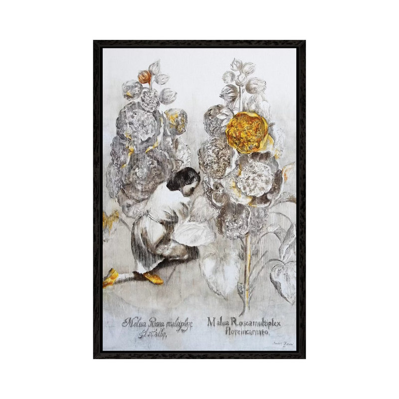 Malua Rosea Multiplex by Rudolf Kosow - Gallery-Wrapped Canvas Giclée on Canvas, 66.04 cm H x 45.72 cm W, Black Framed