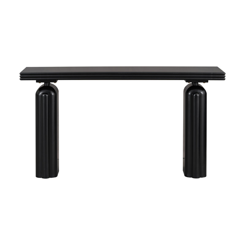 Acacia Veneer Console Table,Suitable For Entryway, Hallway, Living Room, Foyer, Corridor