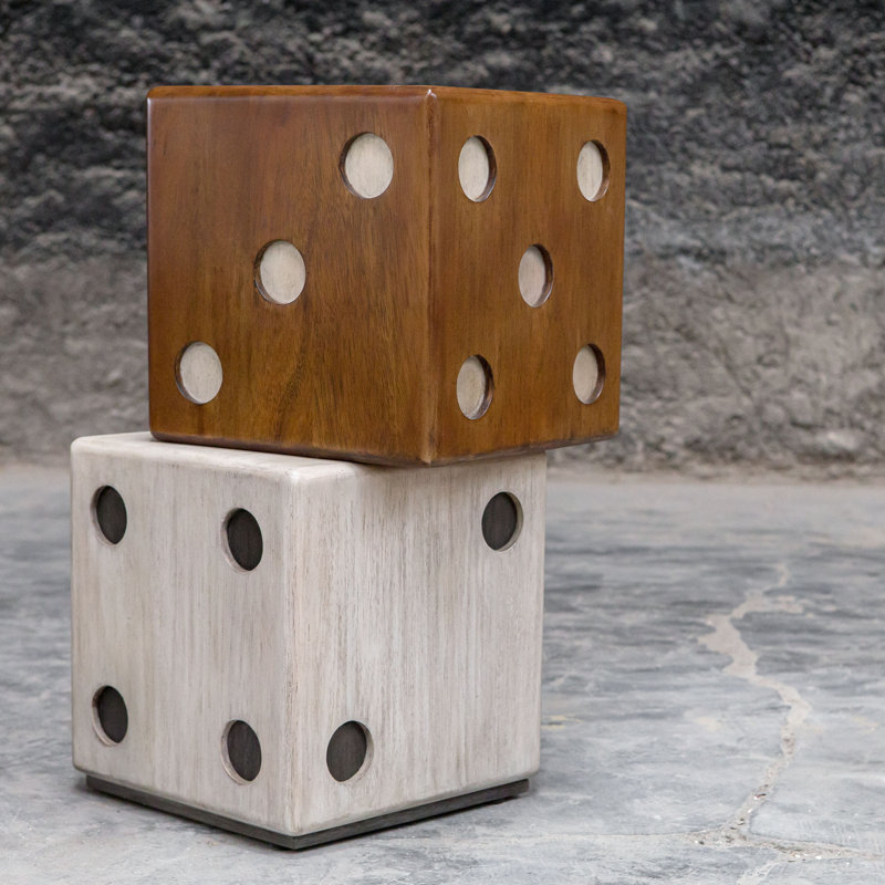 Lachina Solid Wood Top End Table