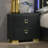 Gorgeous 1Pc Nightstand With Square Pull Handle