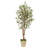 Artificial Olive Tree in Country White Planter