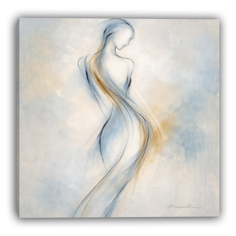 Art mural sur toile Coastal Garden, L 20 po x H 20 po x P 1,5 po