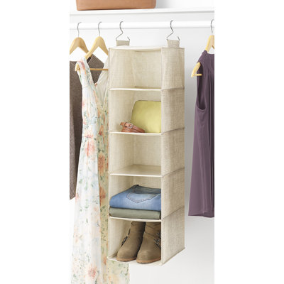 Tablettes suspendues pour accessoires - 5 tablettes ouvertes
