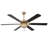Landria 65" Tiffany Dimmable Crystal Ceiling Fan with LED Light and Remote-250624120