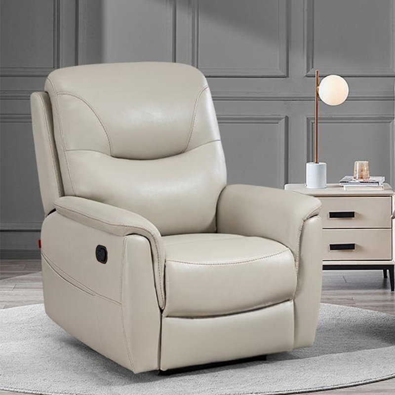 Keever, Ivory Faux Leather