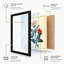 Two Blooms on Stem Botanical - Framed Print-1140746348-1140746344