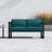 Smith 57" Outdoor Loveseat with Sunbrella® Cushions-591291546-577868667